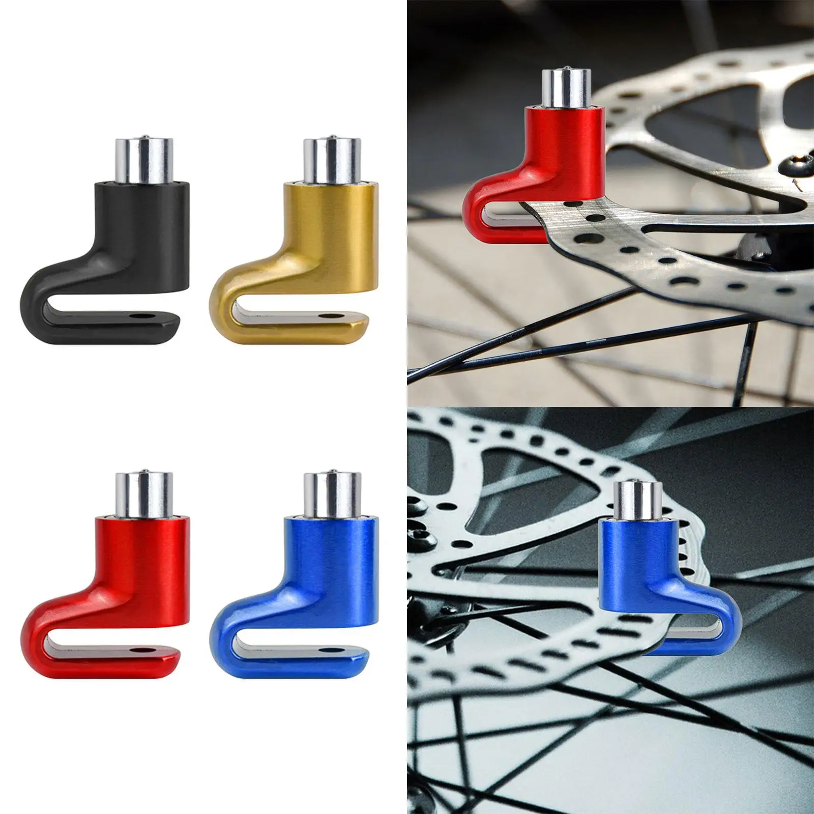 Disc Brake Lock Durable Universal Zinc Alloy Waterproof Anti Lost Disc Lock for Bicycle Motorbike Bike Riding Equipment Cycling