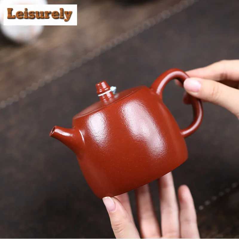 300ml Boutique Yixing Purple Clay Teapots Master Handmade Han Duo Pot Raw Ore Zhu Mud Kettle Chinese Zisha Tea Set Accessories