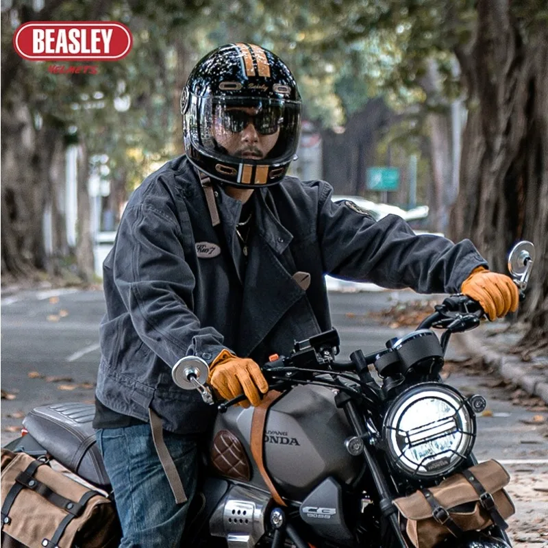 Cafe Racer Casco Para Moto Scrambler Bruder 63051 Ducati Scrambler