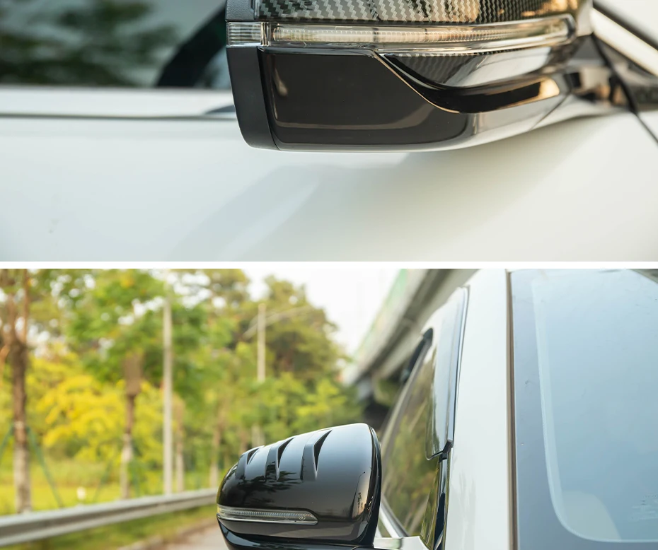 2pcs Sports Side Rearview Mirror Cap Wing Mirror Cover For BYD Atto 3 yuan Plus 2022 Rearview Mirror Anti scratching accessories