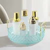 1PC Rotating Makeup Organizer, Bedroom Dresser or Vanity Countertop Storage, clear cosmetic storage rack, for skin care products 4