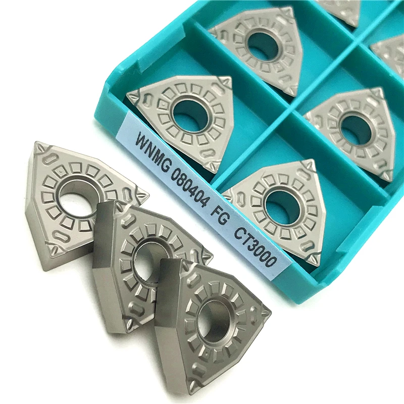 

WNMG080404 WNMG080408 FG CT3000 Taegutec High quality Turning insert Steel processing Metal Cutting tool CNC Turning tool