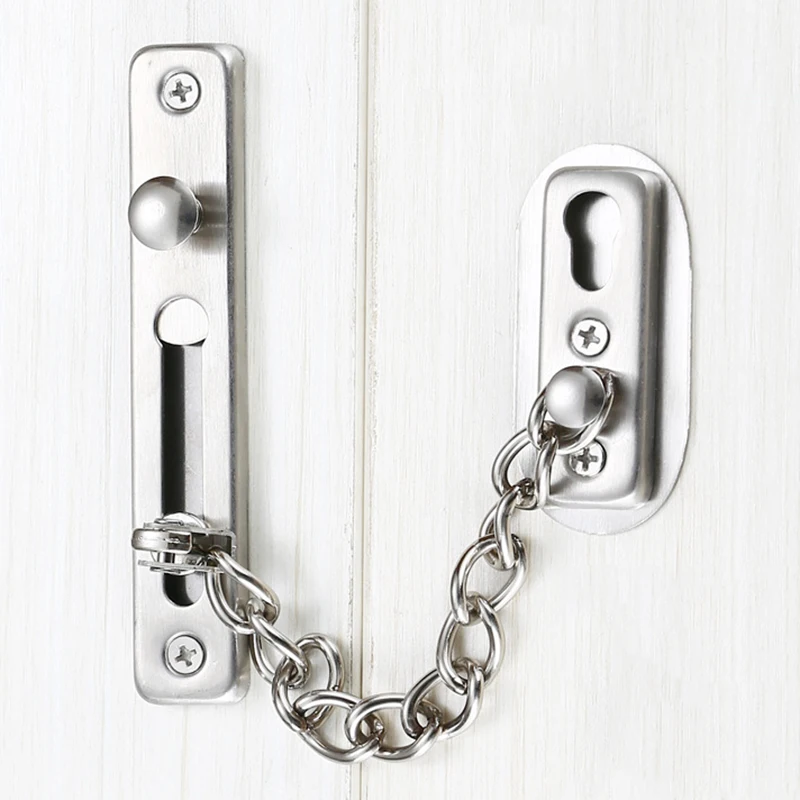 Theft Chain Locks For Apartment Doors Stainless Steel Door Chain