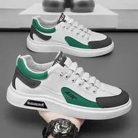 2025 casuales al aire cordones estilo coreano viaje juvenil zapatos de fondo plano para hombres transpirable shoe