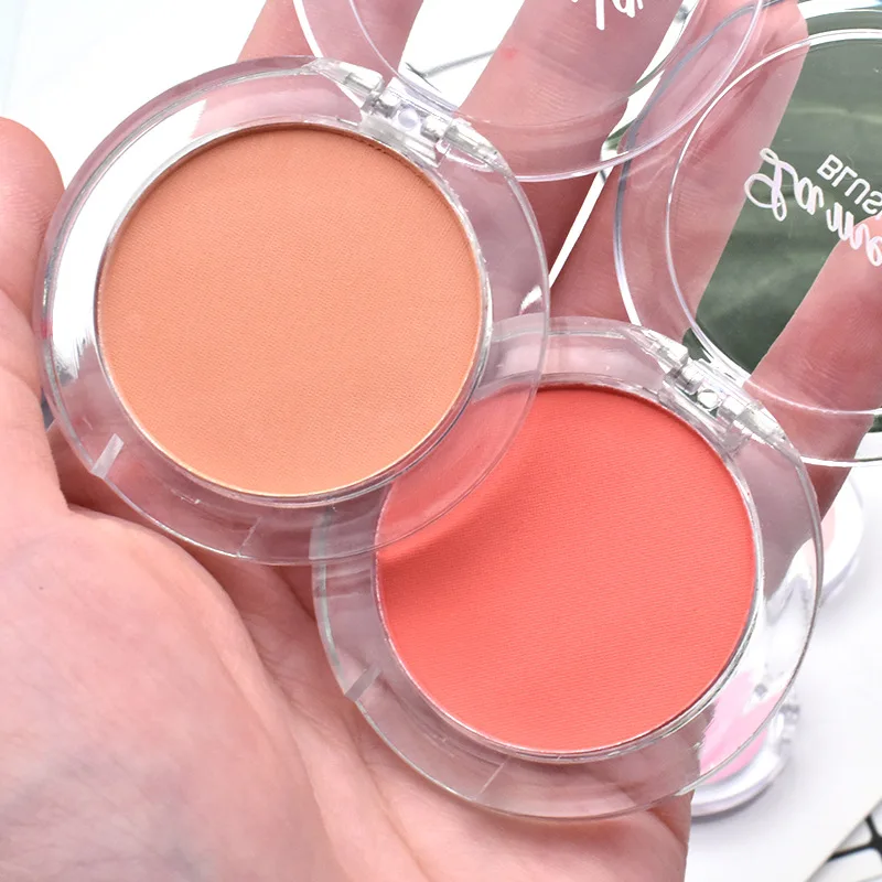 Blush Powder 6 Colors Single Palette Face Cream Concealer Foundation Waterproof Lasting Natural Peach Blusher