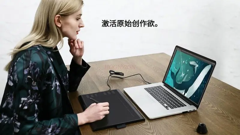 1pcs 디지털 드로잉 보드, 컴퓨터 드로잉 드로잉 보드, 전자 드로잉 보드