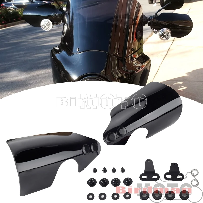 

Motorcycle Hand Protector Handguard Handlebar For Harley Dyna Softail Road King Sportster Sport Hugger XL XLH 1200 883 1996-2017