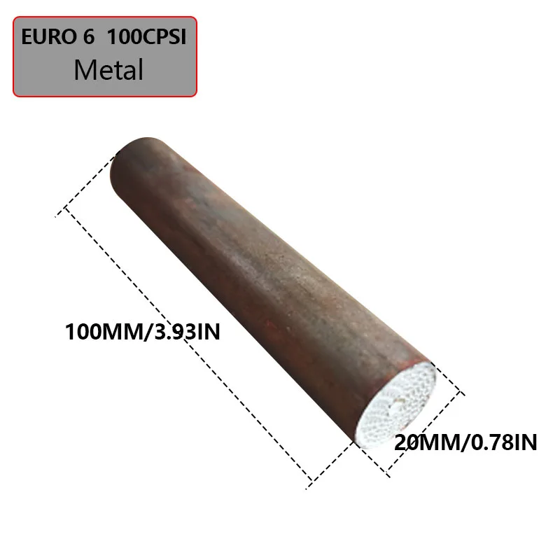Buon Prodotto 20*100Mm 100 Celle Euro 6 Catalizzatore Catalizzatore Materiale Metallico Molto Adatto Per Auto