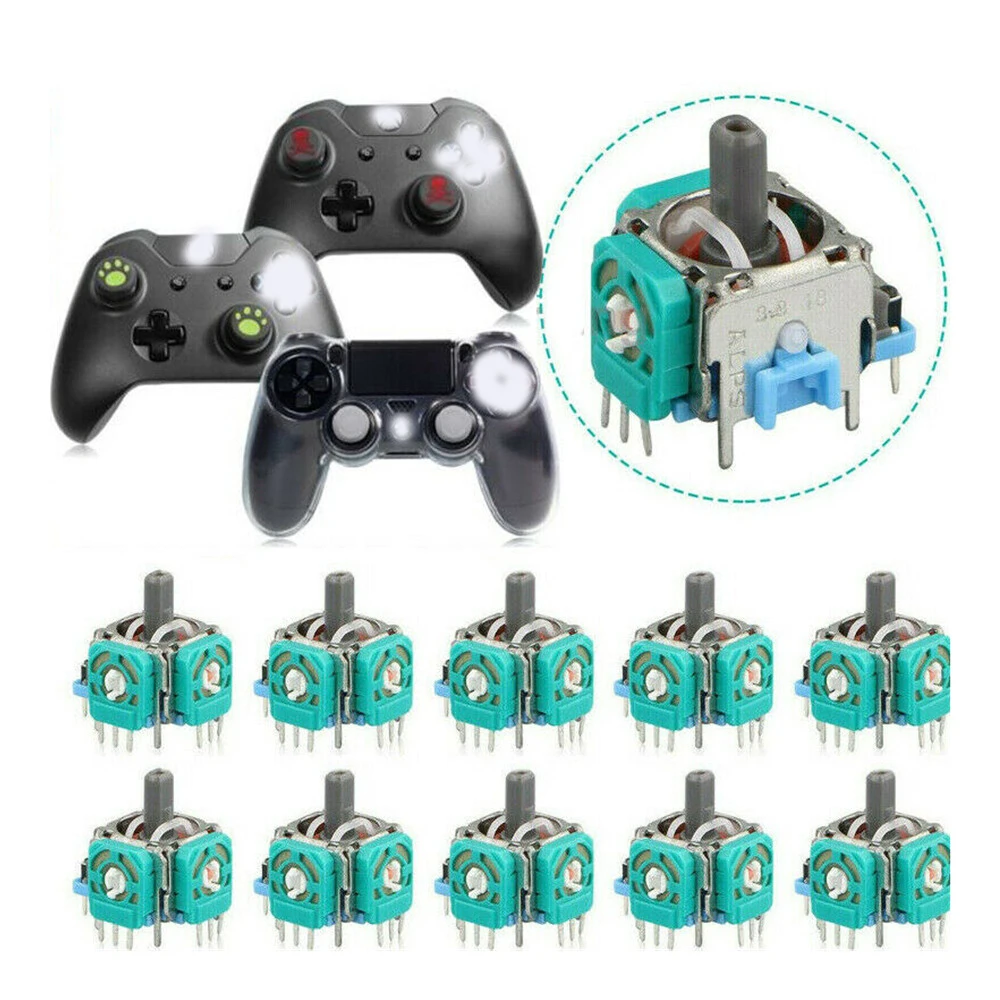 Xbox One/PS4 액세서리용 교체 컨트롤러 조이스틱 축 아날로그 센서 모듈 5개