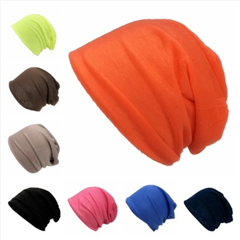 Unisex Gestrickte Wintermütze Einfarbig Hip Hop Slouch Skullies Beanie Lässige Mütze für Damen Herren – Detail 3