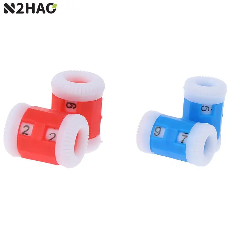4PCS Plastic Knit Knitting Needles Row Counter (Large 2.2 * 1.5cm+Small 2.2 * 1.2cm) knitting needles