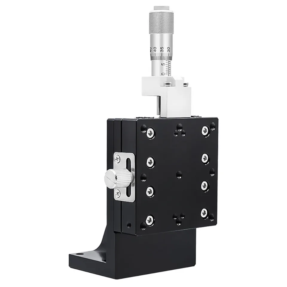 Z Axis 60mm LZ60 Mobile Optical Displacement Fine Tuning Platform Height Adjustable Lifts Stage Sliding Table Trimming Station