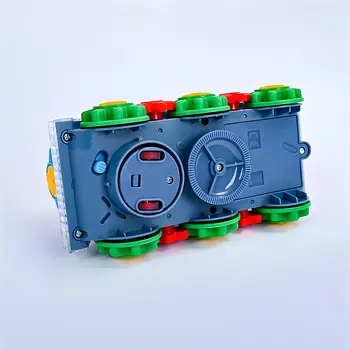 Cool Lights Electric Toy Car Colorful Package Dynamic Music Electronic Model Plastic Brain Game Kids Toys 5