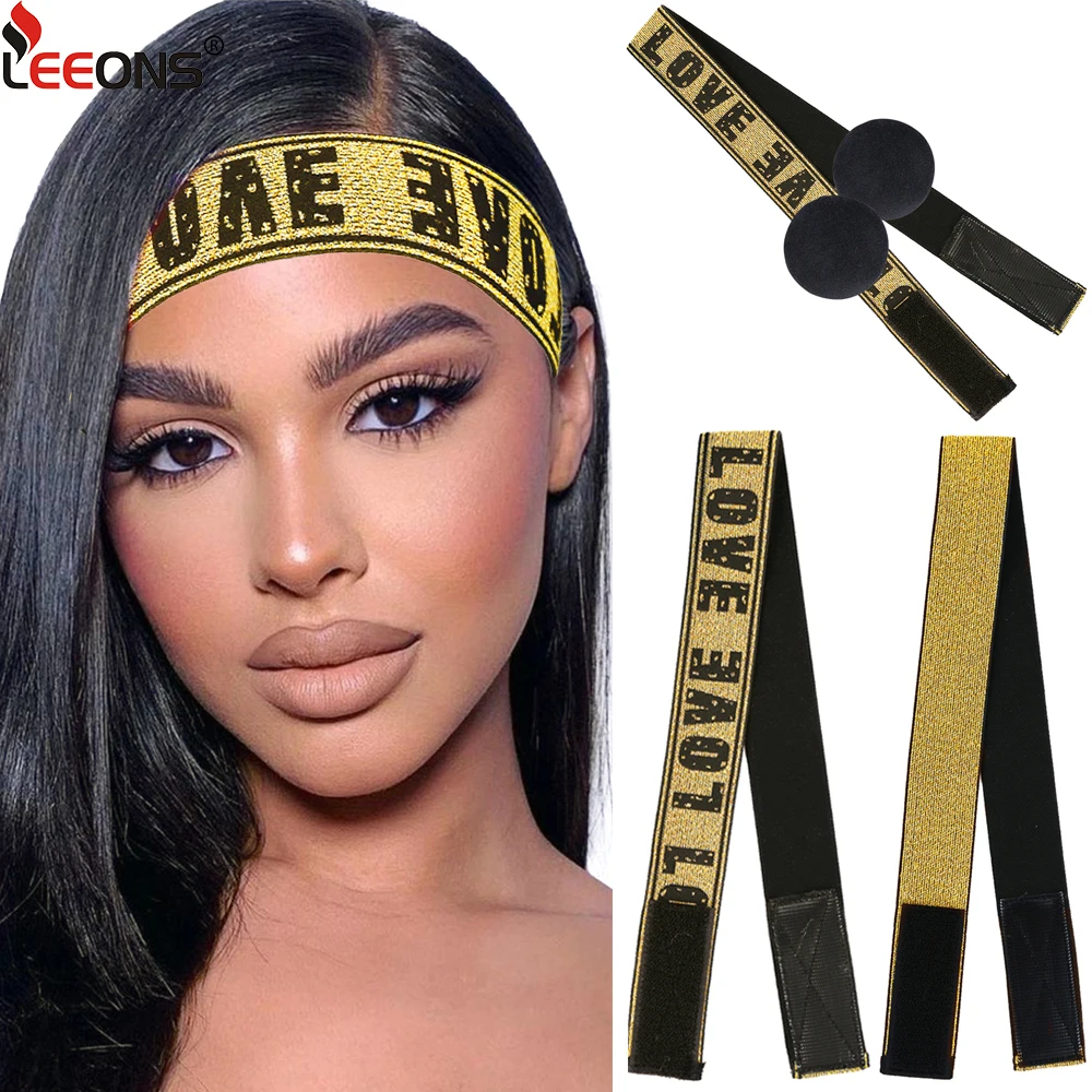 Elastic Bands For Wig Adjustable Edge Band Comfortable Edge Scarf Edge For Lace Frontal Wig Elastic Headband For Baby Hair alileader satin edge scarves for wig holder grip headband soft satin edge laying scarf wrap for hair wig wrap grip band