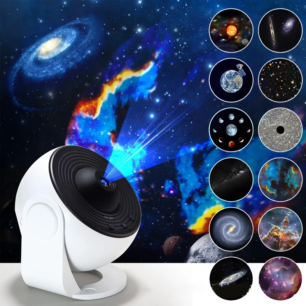 

Night Light Galaxy Projector Starry Sky Projector 360° Rotate Planetarium Lamp For Kids Bedroom Valentines Day Gift Decoration