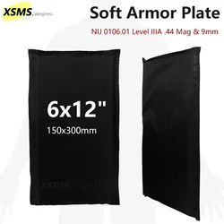 1/2PCS 150*300 NIJ IIIA 3A Soft Bulletproof Plate Ballistic Vest Bulletproof Board Side Waist Armor Panel
