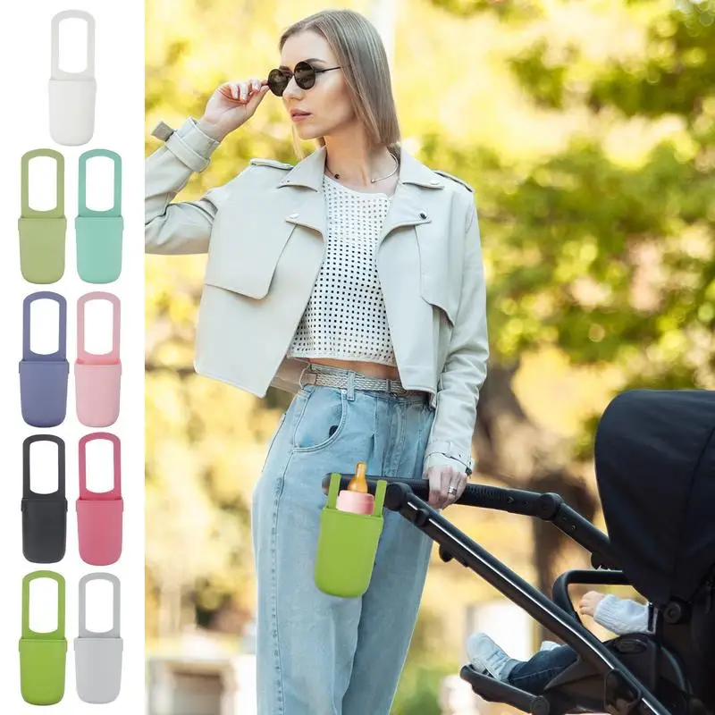 

Removable Bottle Holder Silicone Bicycle Drink Cage Bicycle Bottle Holder Stroller Drink Holder Bottle Holder Accessories