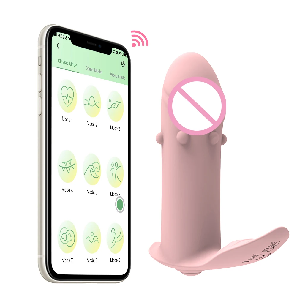 Wearable Dildo Vibrators APP Bluetooth Control Clitoral G Spot Stimulator 10 Modes Vagina Orgasm Masturbator Sex Toys for Women
