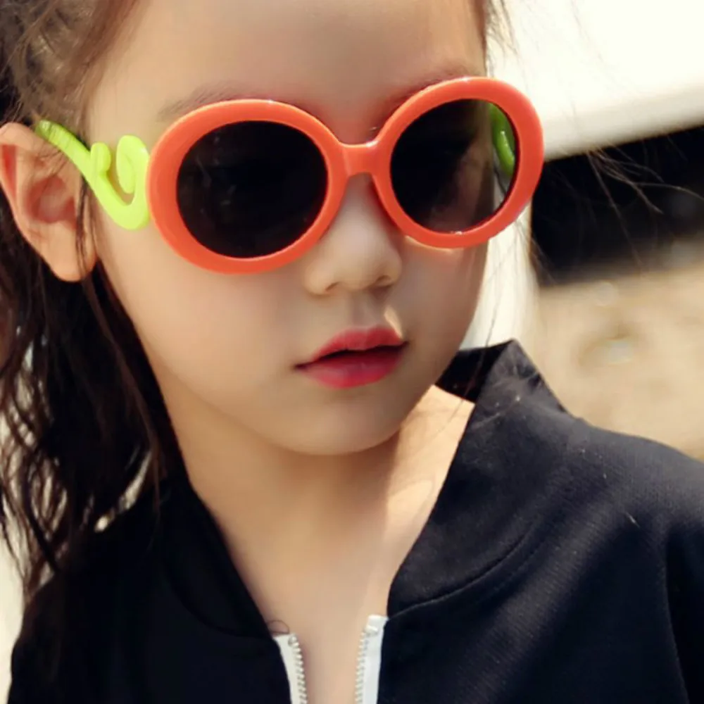 KLASSNUM Cute Radiation protection Children Sunglasses UV400 silicone Sport Sun Glasses For Baby Girls Boys Glasses Oculos