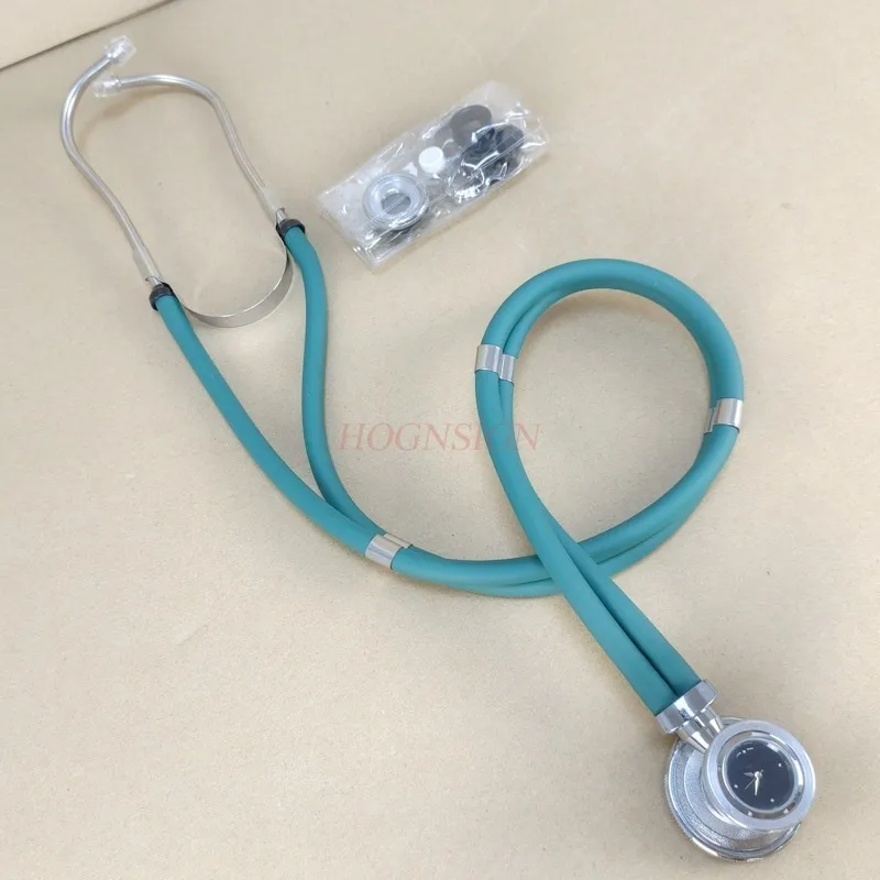 clock Stethoscope + Box Professional Double Tube Medical Heart Recorder Multifunctional Price Suitable Portable Stethoscope