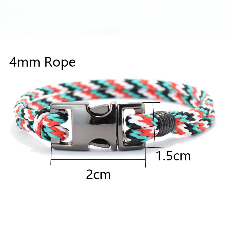 Handmade Braided Rope Bracelet for Men Outdoor