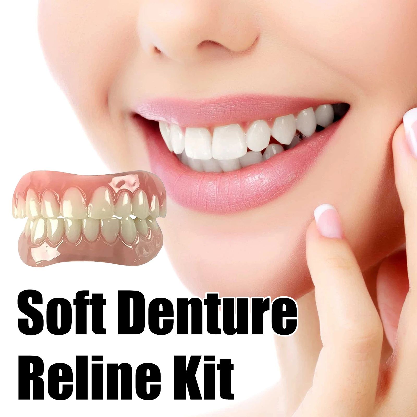 Denture Silicone Kit Temporary Tooth Tooth Decoration, Gap Filling, Orthodontic Braces, and Denture Kit