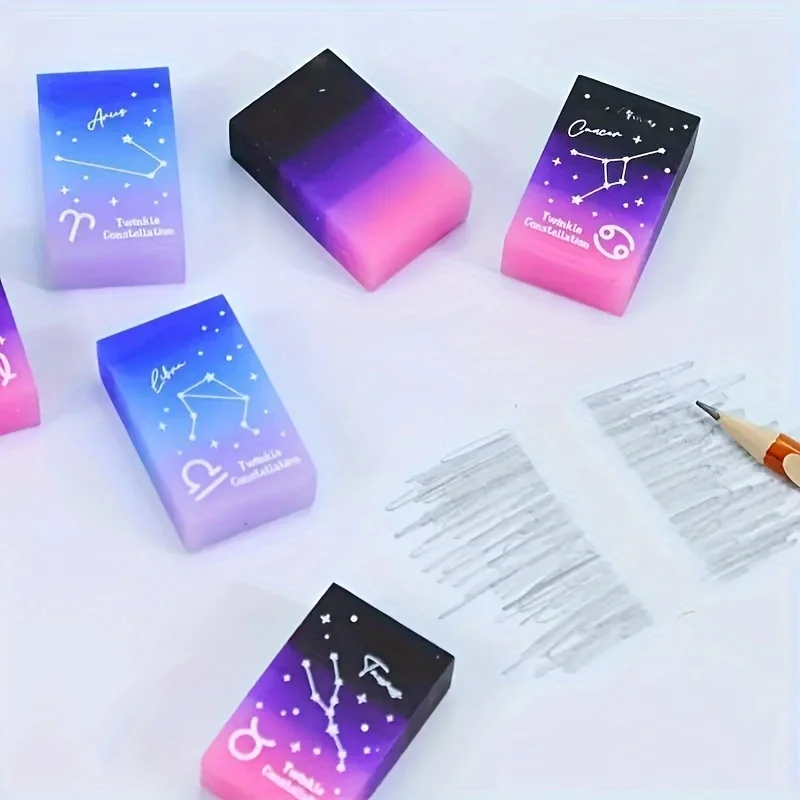 Constellation Erasers - Zodiac Signs Rainbow Jelly Correction Erasers