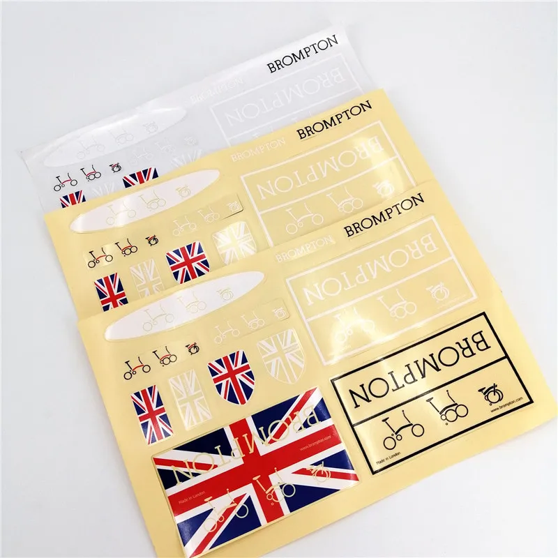 Adesivi Per Biciclette Per Adesivi Bici Pieghevoli Brompton Accessori Decorativi