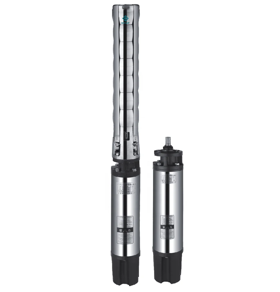 

QQPump 6SP60-15 40HP 6inchs 60T/H 304ss Big Capacity Submersible Borehole Pressure Pump Groundwater Pump