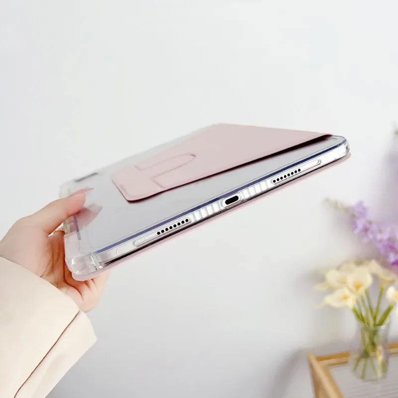 Versatile 360° Rotation Tablet Case with Pencil Holder and Cover