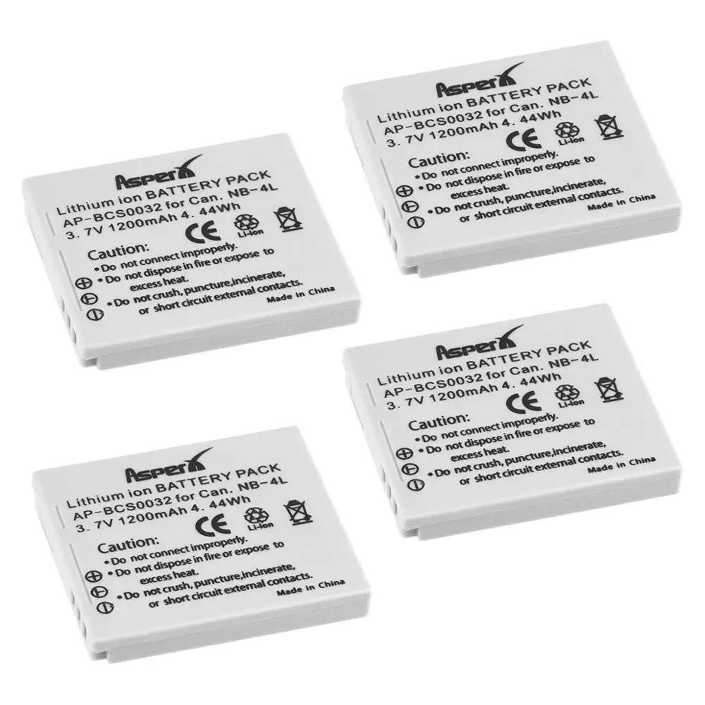 Bateria Nb-4L Batteria Nb4L Nb 4L Batterie Per Canon Ixus 30 40 50 55 60 65 80 100 I20 110 115 120 130 Is 117 220 225 230 Hs