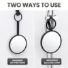 TAILI Shower Mirror Fogless for Shaving, Removable Anti Fog Wall Hanging Mirror for Travel Camping, Shower, Bathroom Mirror 3