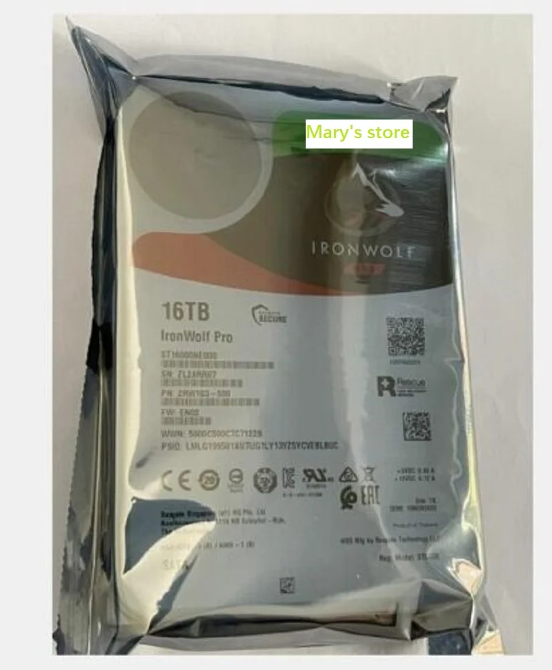 ST16000NE000 16Tb 256Mb Cache 7200Rpm SATA III 3.5" Inch Hard Drive hard drive