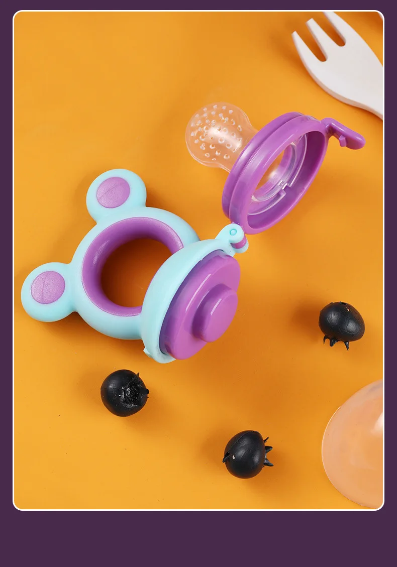 Baby Feeder Silicone Fresh Food Nibbler Kids Boy Girl Bear Ear Fruit Feeding Safe Infant Baby Supplies Nipple Soother Bottles 13 Baby Feeder Silicone Fresh Food Nibbler Kids Boy Girl Bear Ear Fruit Feeding Safe Infant Baby Supplies Nipple Soother Bottles