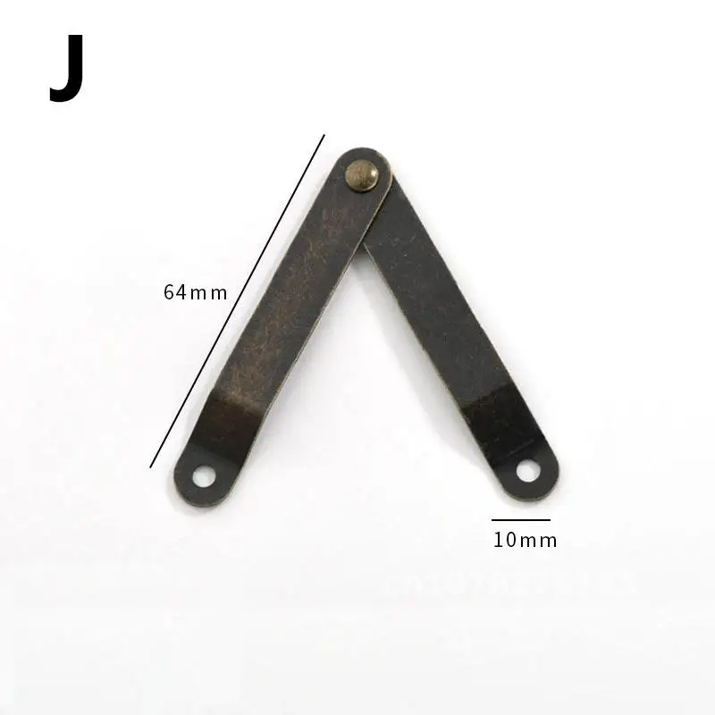 

Antique Bronze Lid Support Hinges Stay for Box Display, Furniture Accessories, Cabinet Door, Kitchen Cupboard Hinges, 1Pc