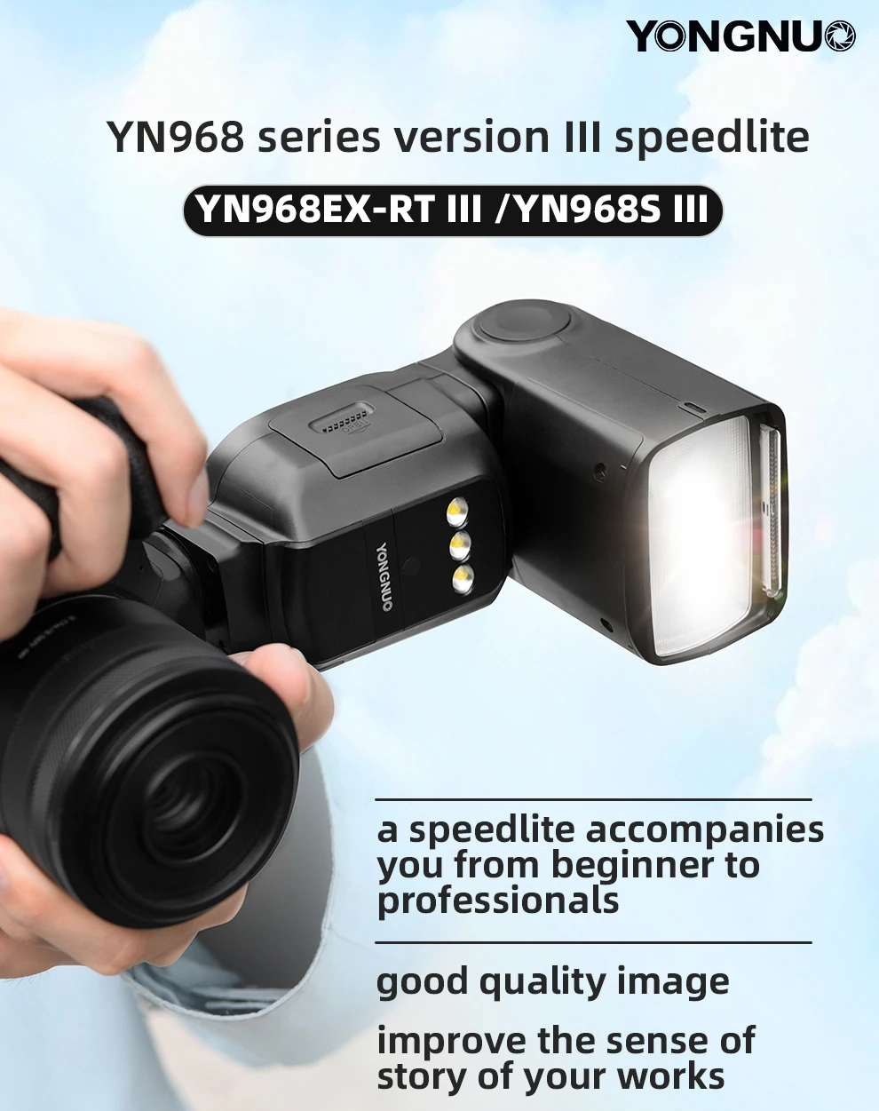 YONGNUO YN968EX-RT III With LED Display Wireless Flash