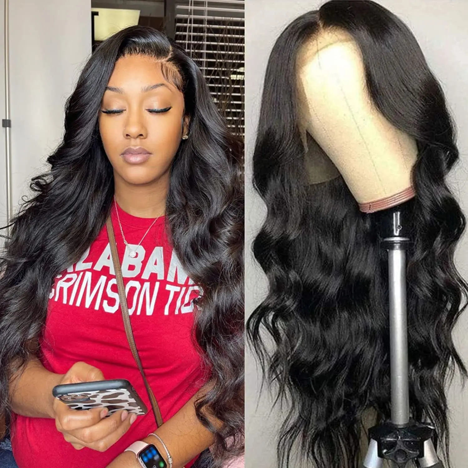 Body Wave Lace Front Wigs Human Hair 13x4 Glueless And Ready To Wear