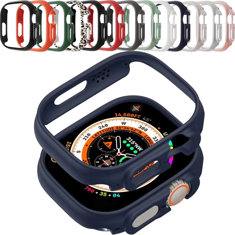 Protective Hard Shell Case for 49mm Smartwatch - Durable Bumper Cover with Fall Prevention