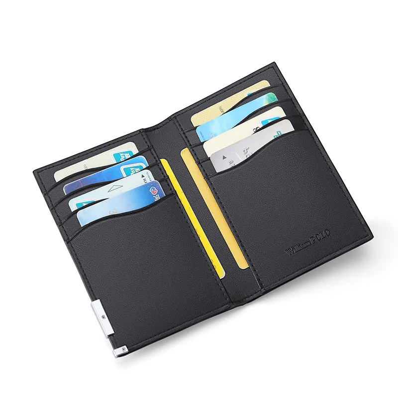 Money clip Card holder men's ultra-thin 2022 new trendy brand driver's license set high-end ID card holder wallet Coin purses
