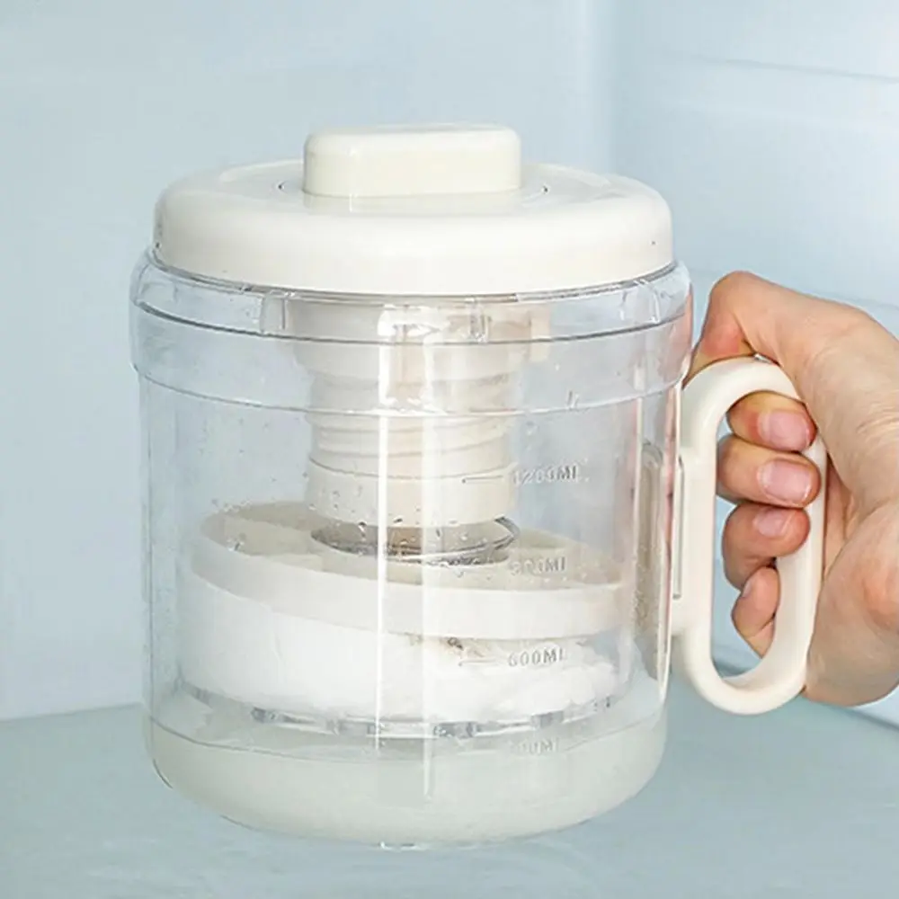 Fine Mesh Greek Yogurt Filter Pressure Spring with Handle Whey Separation Tools Quick Cleanup Detachable