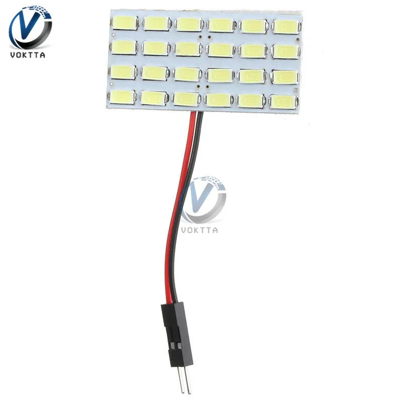 DC 12V Cold White SMD LED Panel Board Light 6/24 Chips Panel Board 5730 Light for Automotive Interior Bulbs