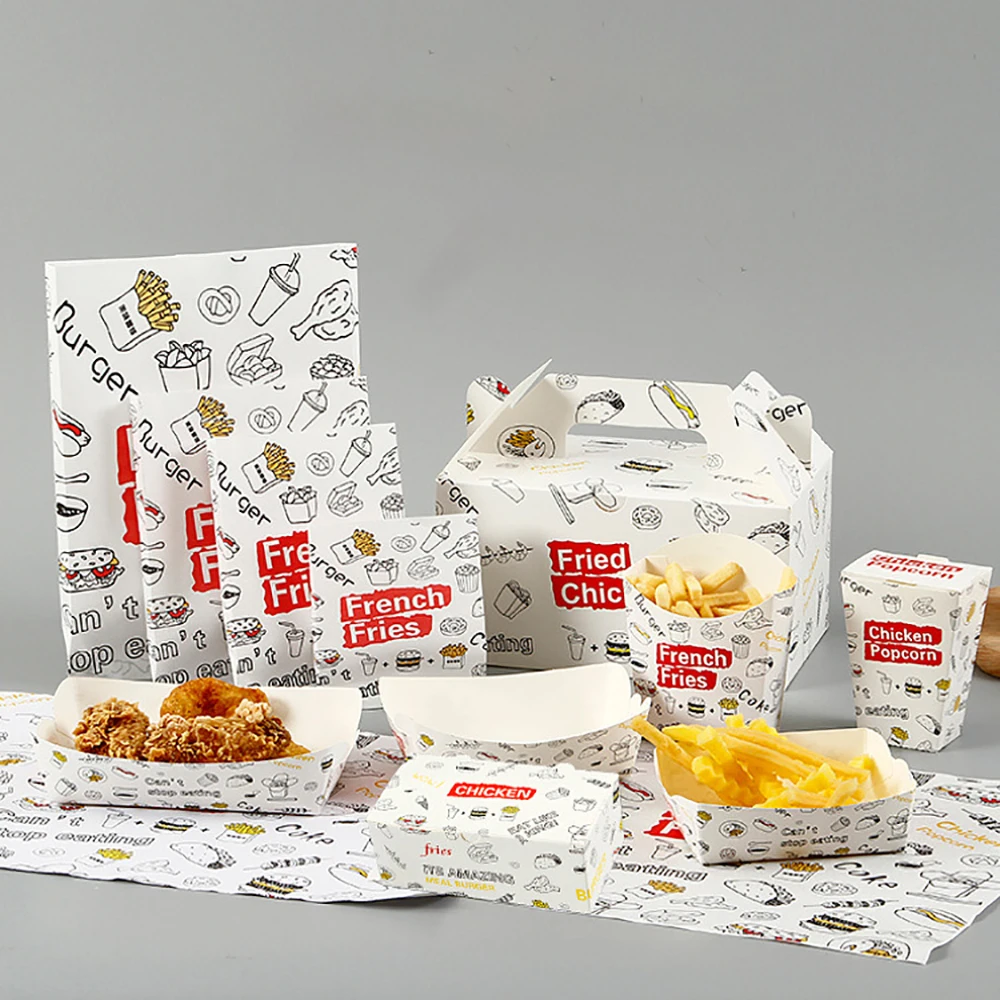 150 Feuilles Papier Emballage Alimentaire 30x20cm Style Journal Vintage - Étanche Résistant à L'Huile Pour Frites, Sandwichs, Hamburgers