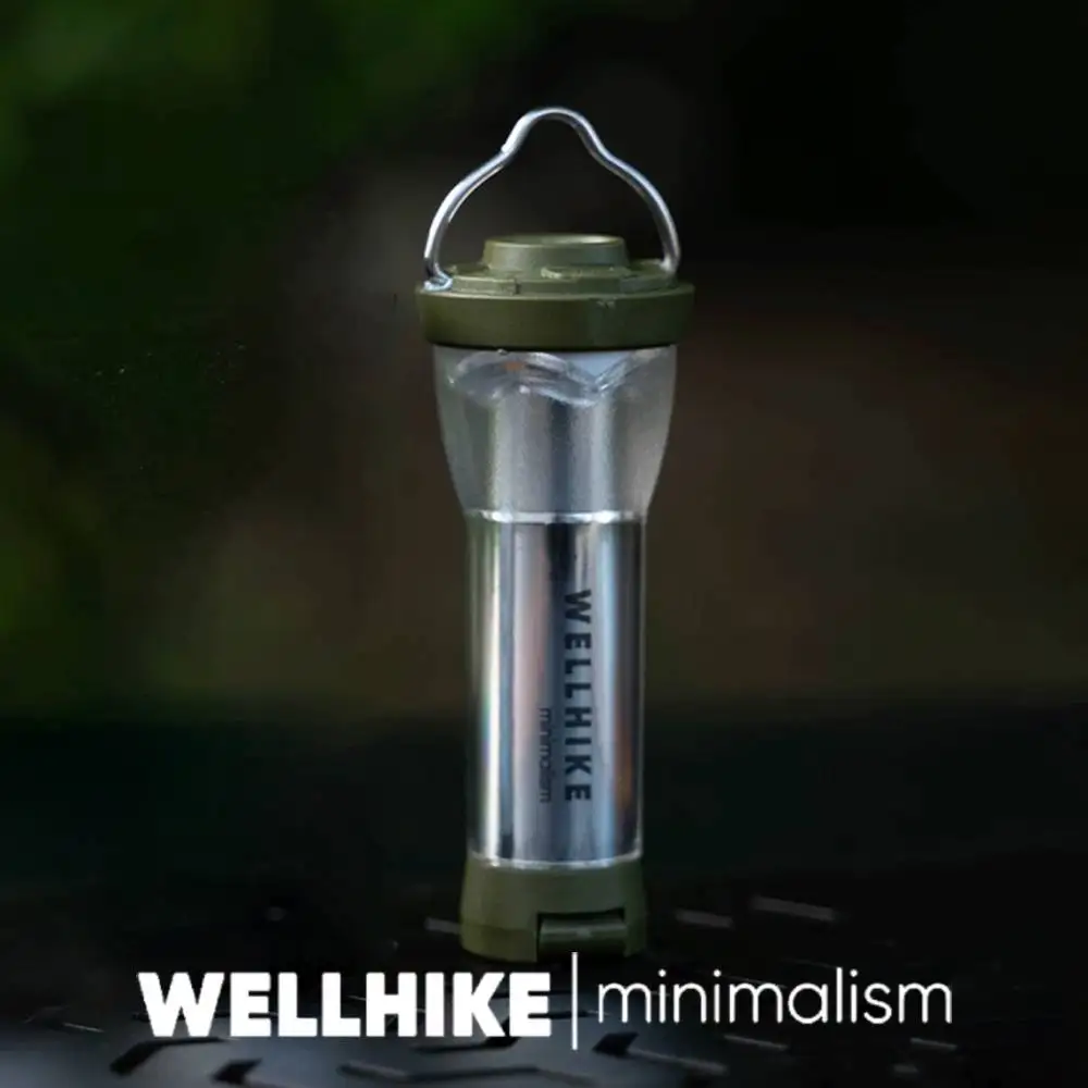 WELLHIKE LED Portable Tent Lamp Handheld/Lampshade Emergency Camping Flashlight Supplies survival tool for Outdoor Camping Hiking equipment
