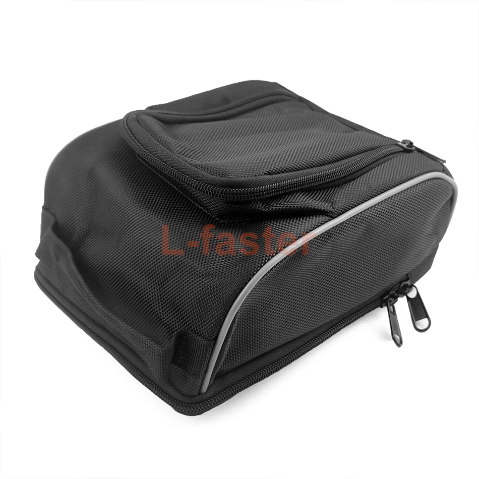 L-faster rainproof nylon ebike battery and controller bag mounted on handlebars