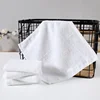 4Pcs 25x25cm White Soft Cotton Small Square Home Hotel Bathroom Multifunctional Cleaning Hand Towel 3