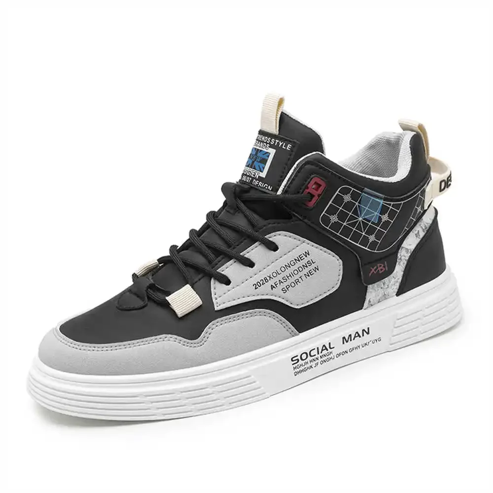 39-40 ete brown men's sneakers snackers shoes men sneskers men sport trainers collection genuine brand jogging high brand YDX2
