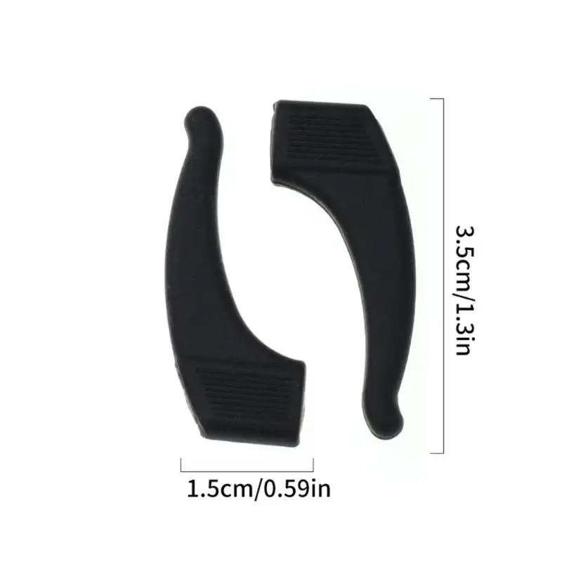10/20pcs Anti-slip Silicone Ear Grip Glasses Eyeglasses Leg Ear Hook Stopper Bracket Fastener Accessories Eyewear Holder Temple