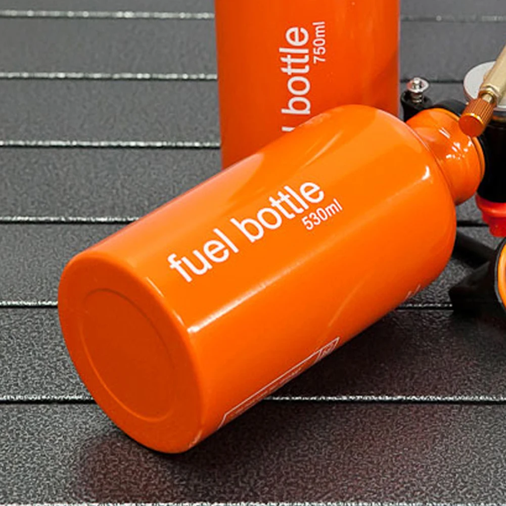 

Canister Oil Fuel Bottle 25*7.3*7.3cm Alcohol Gasoline Canister Aluminum Alloy Camping Supplies Looped Seal Topper