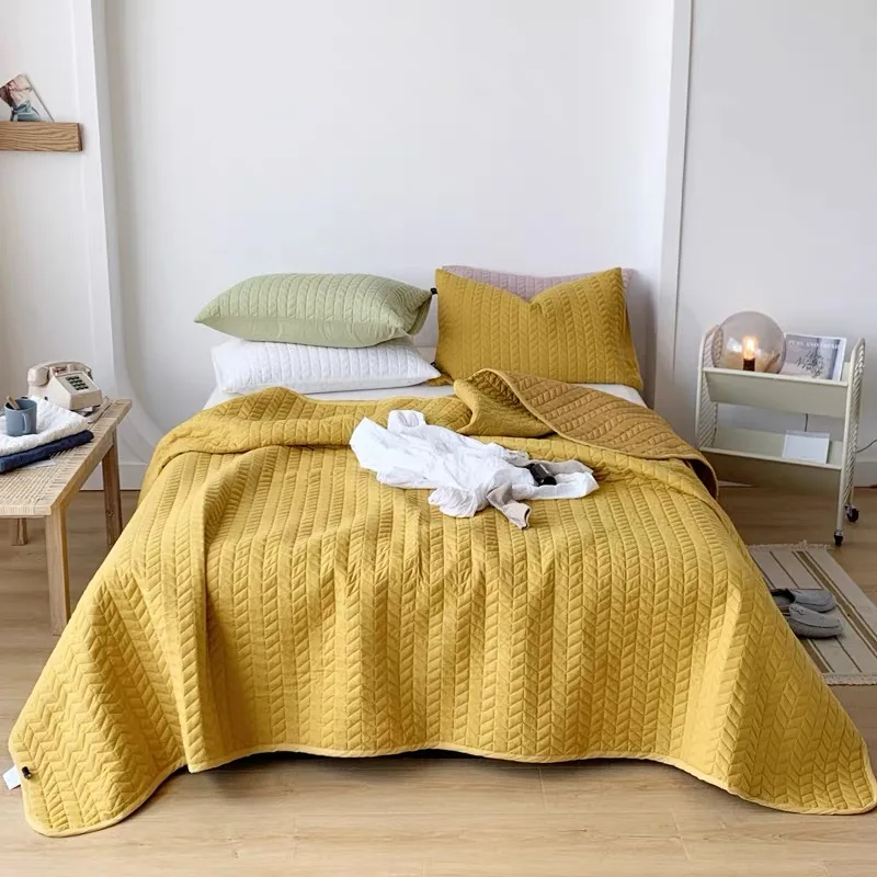 Winter Warm Thick Blankets Quilt For Beds Plaid Bed Cover Quilted Bedspread  Soild Color Bedspread Protector Plaid On The Bed - AliExpress