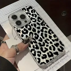 Black Leopard Print Laser Phone Case Cover for RedmiNote12ProPlus5G (1)
